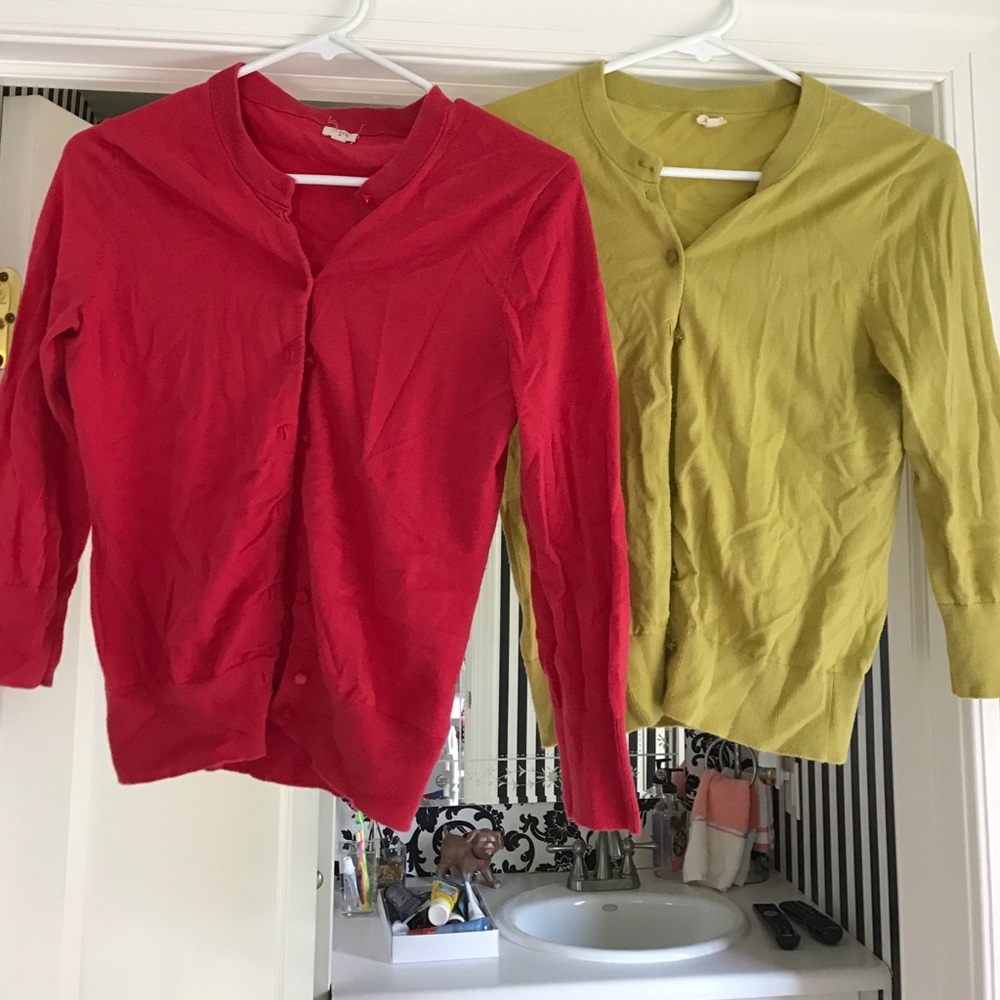 J Crew sweaters